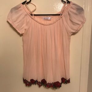 Off the shoulder blouse